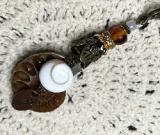 ancient echos-fossilized nautilius necklace pendant
