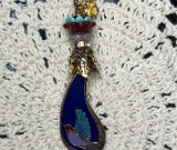 take flight-vintage enameled bird necklace pendant-2