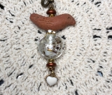 heart of the southwestern sands bird necklace pendant