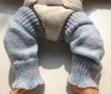 Pastel Knit Arm Warmers or Toddler Leg Warmers
