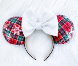 Red & Green Plaid EARS