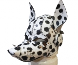 Pet Play Hood Dalmatian Dog Mask