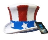 Uncle Sam Leather Top Hat