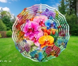 Orchids 3D Wind Spinner