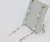 Handmade Freshwater Pearl Drape Earrings