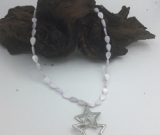 18” Lavender Mother of Pearl Necklace