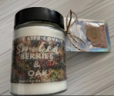 Smoked Berries & Oak Handmade Candle - 10 oz