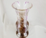 Funky Cast Vase with Wood Shavings (4 Funky Cast Vase with Wood Shavings (4