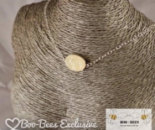 Boo-Bees Exclusive Breastmilk Druzy Necklace